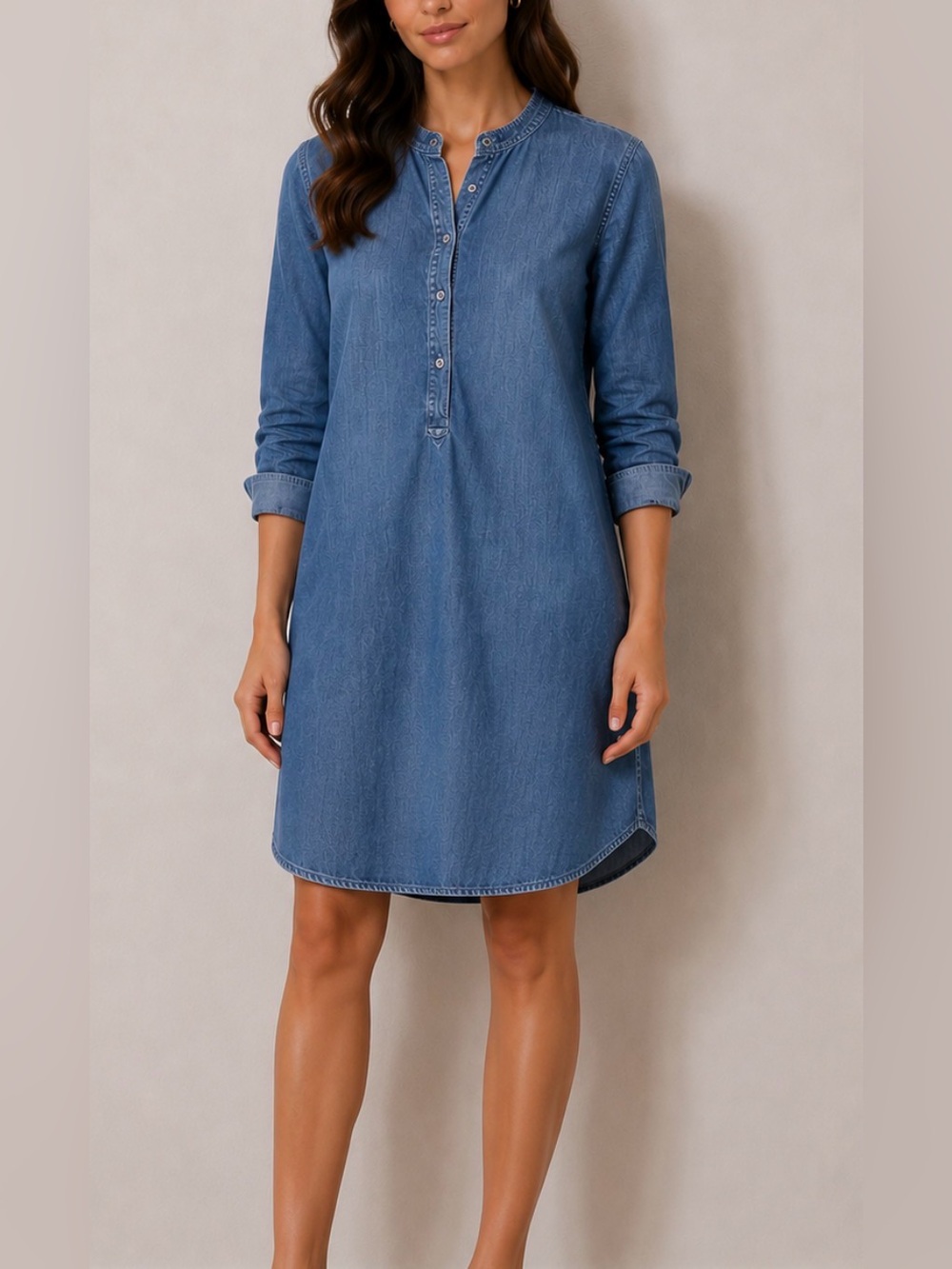 Kenneth Cole Reaction Chambray Tunic‎ Dress Small